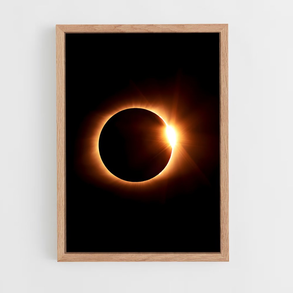 Poster splendide éclipse solaire – affiche Univers (vue 4)